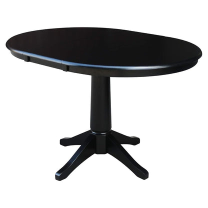 International Concepts 36" Round Extension Dining Table