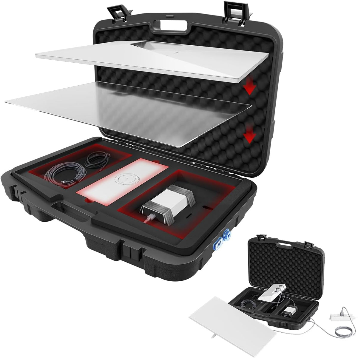 Starlink Gen 3 Hard Case, Built-In AC & RJ45 Ports, Protective Storage