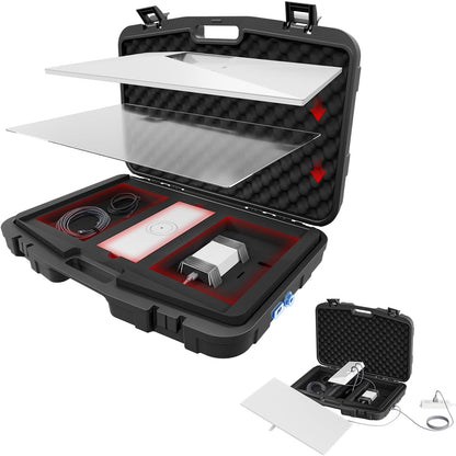 Starlink Gen 3 Hard Case, Built-In AC & RJ45 Ports, Protective Storage