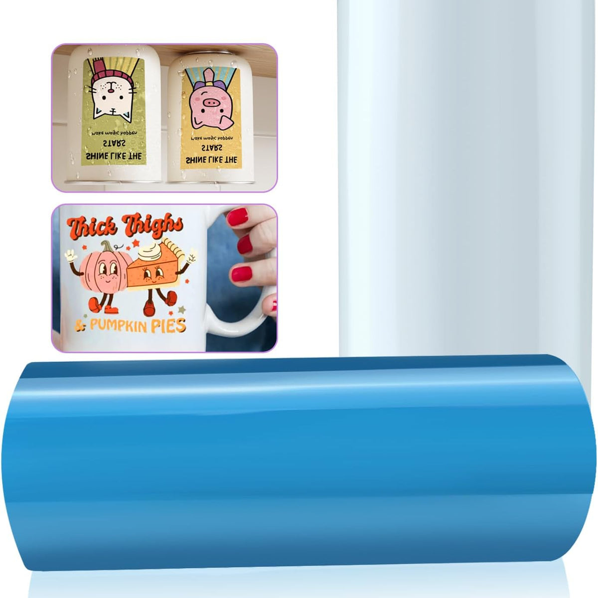 UV DTF AB Film 50M for A3 UV DTF Printer Sticker