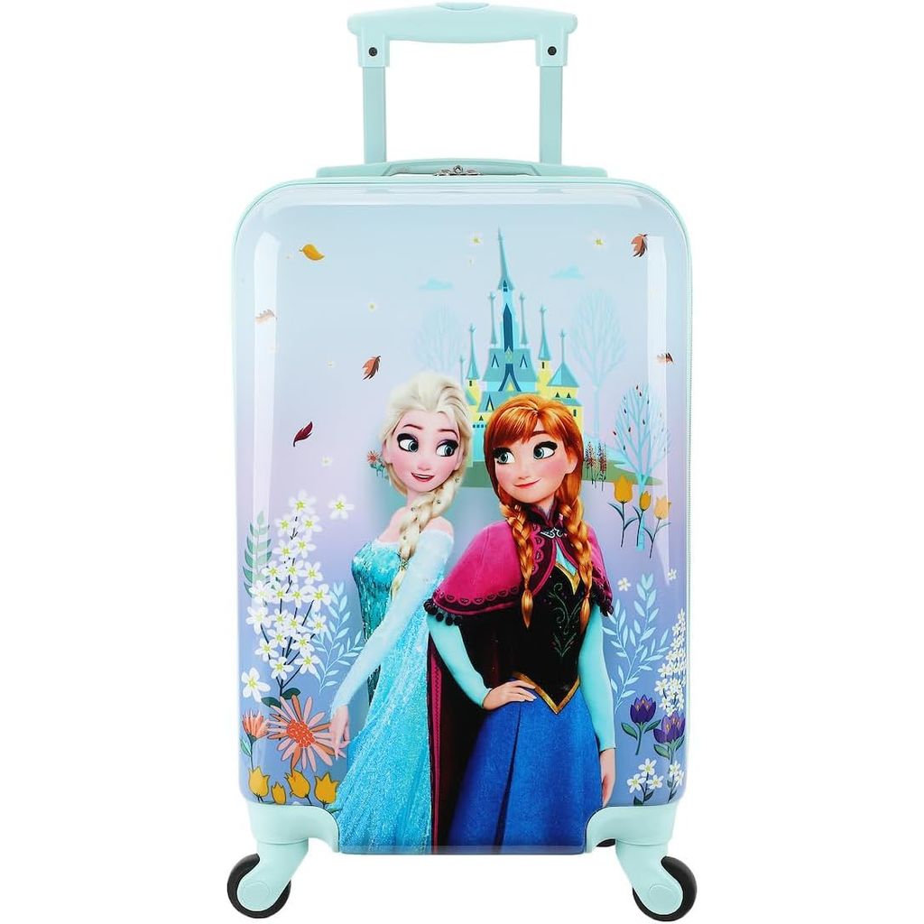 (New) Frozen Elsa & Anna Arendelle Castle 22" Rolling Luggage