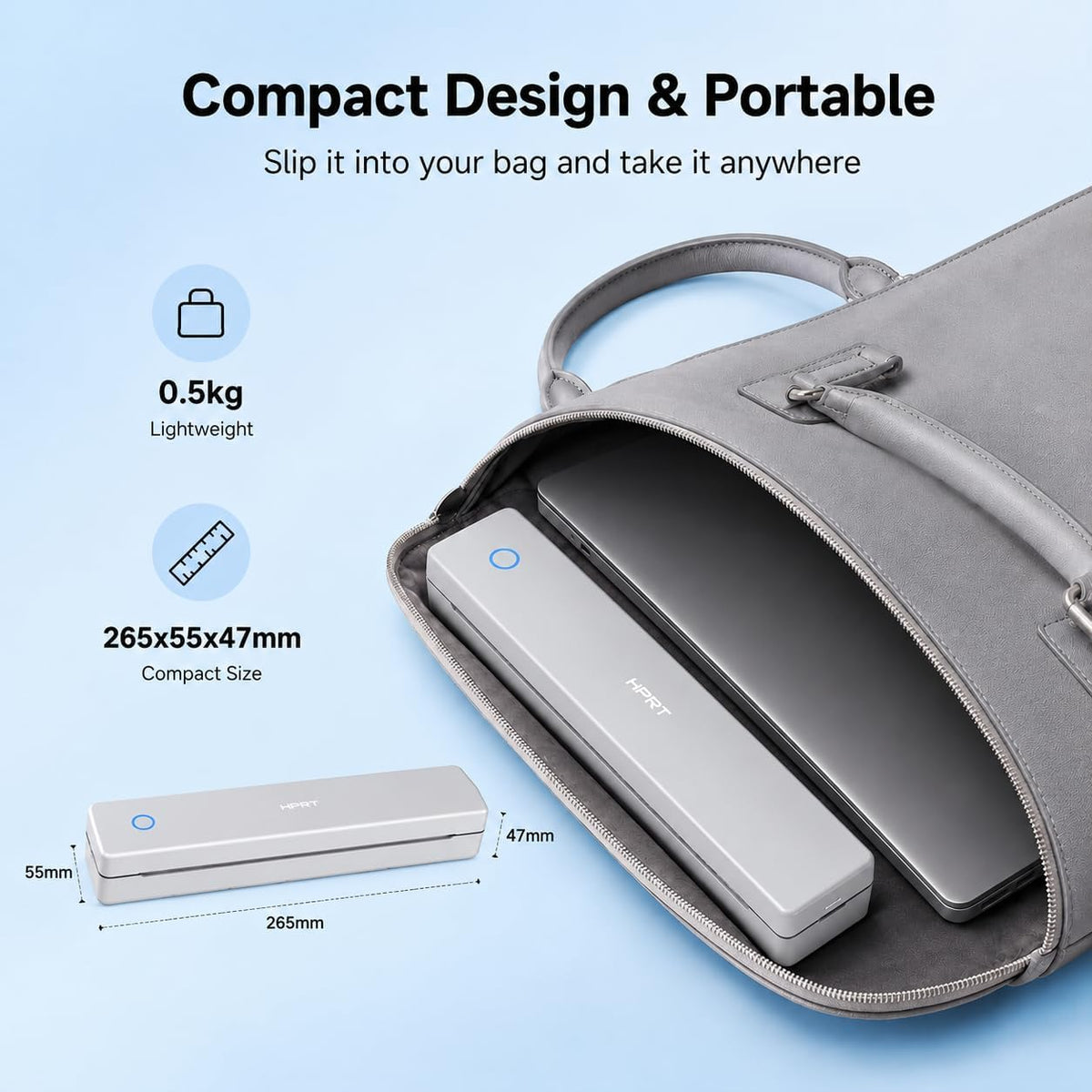 (New) HPRT MT610 Portable Wireless Thermal Printer