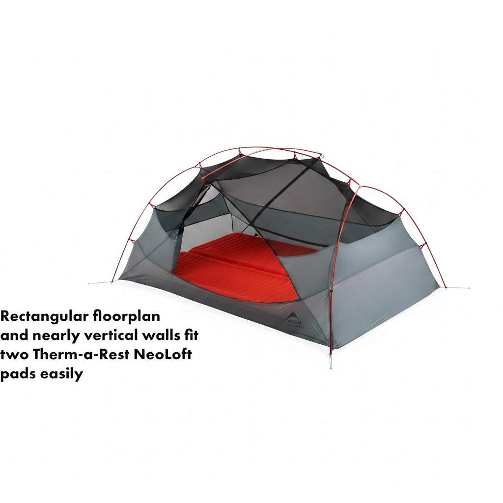 (New) MSR Hubba Hubba LT 2-Person Lightweight Backpacking Tent