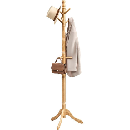(New) VASAGLE Solid Wood Coat Rack and Stand