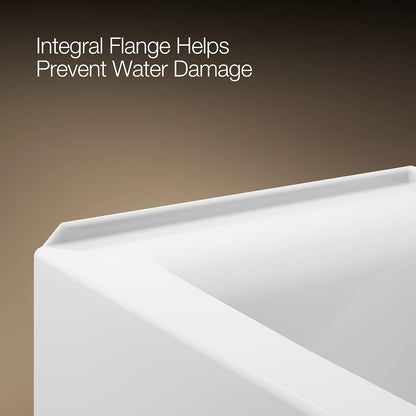 (New) K-26109-RA Entity 5 Ft. Alcove Bathtub
