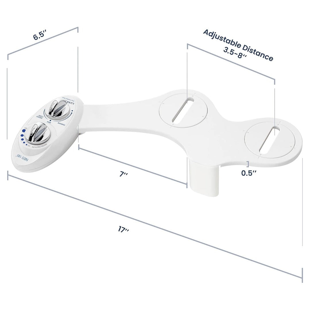(New) LUXE Bidet NEO 185 - Bidet Attachment for Toilet Seat