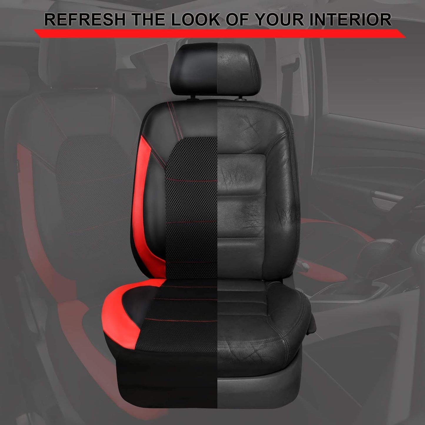 CAR PASS Universal Leather Car Seat Covers