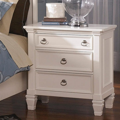 Ashley Prentice Cottage Quaint 3 Drawer Nightstand