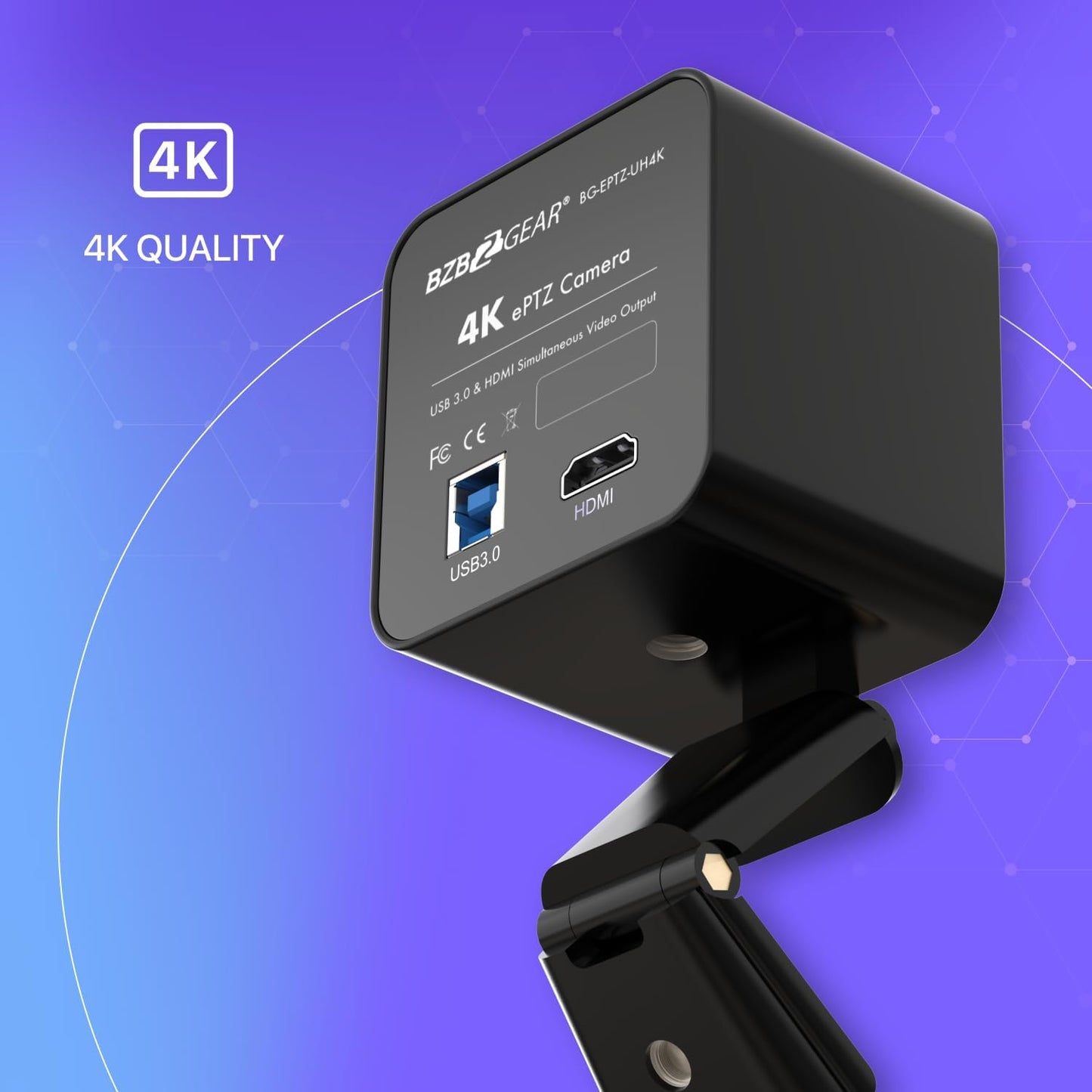 4K UHD ePTZ USB and HDMI Conference/Education Camera