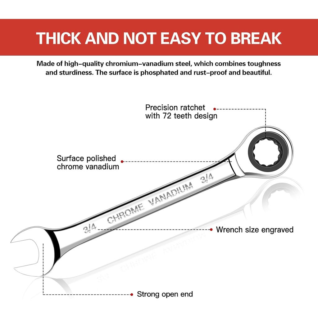 AIRAJ Combination Wrench Set