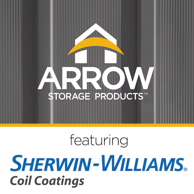(New) Arrow 14-ft x 14-ft Classic Galvanized steel Metal Storage Shed (Assembly Required)