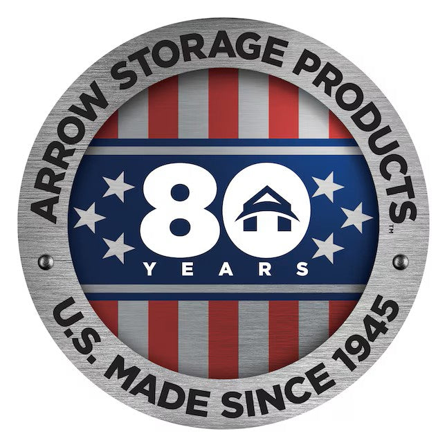 (New) Arrow 14-ft x 14-ft Classic Galvanized steel Metal Storage Shed (Assembly Required)