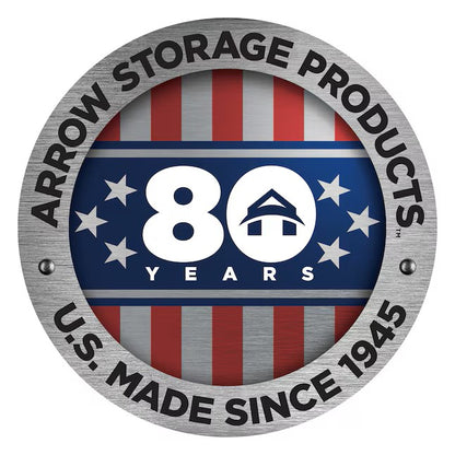 (New) Arrow 14-ft x 14-ft Classic Galvanized steel Metal Storage Shed (Assembly Required)