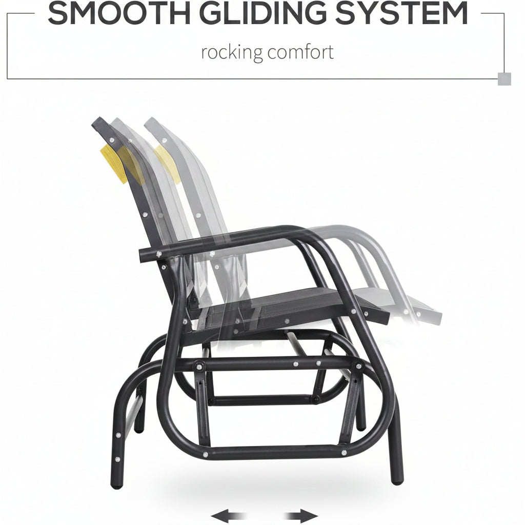 2-Person Outdoor Glider Bench