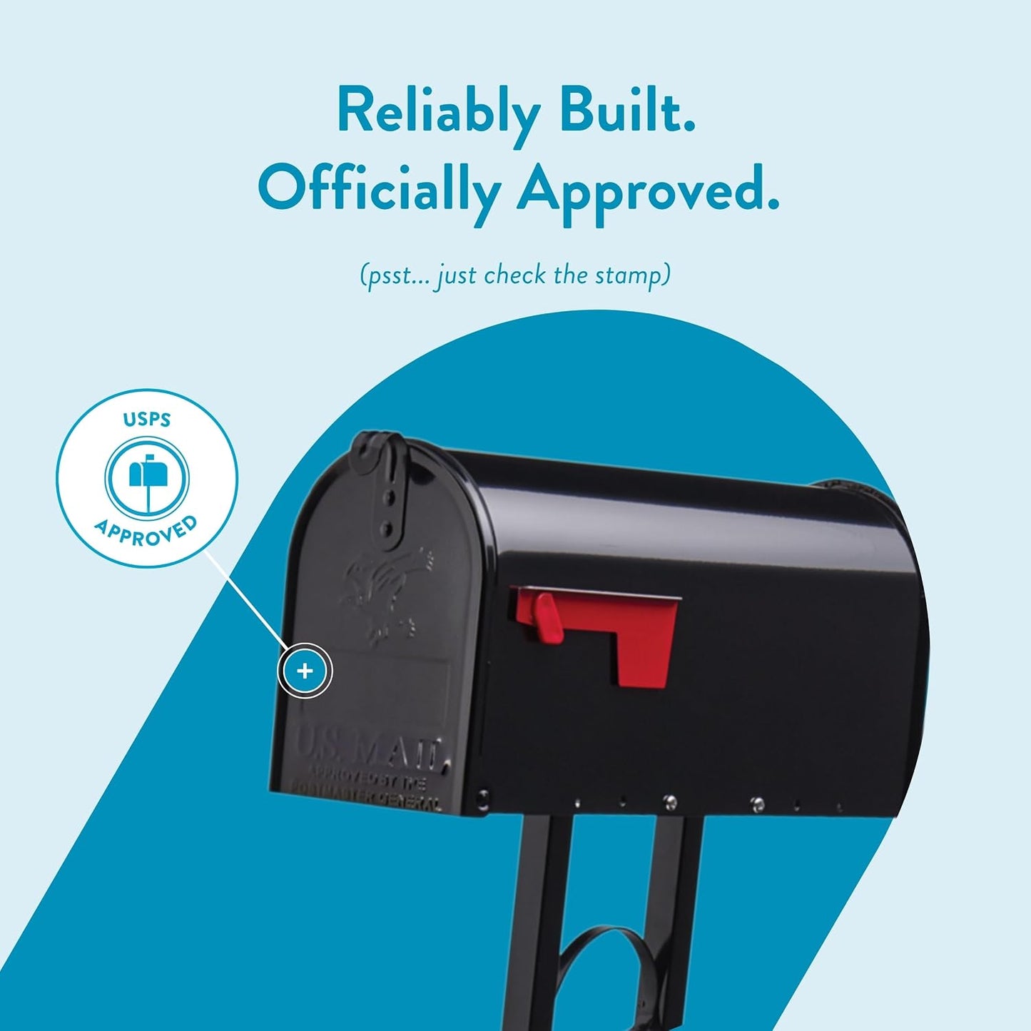 (New) Architectural Mailboxes Mailbox to Go Mailbox with Post