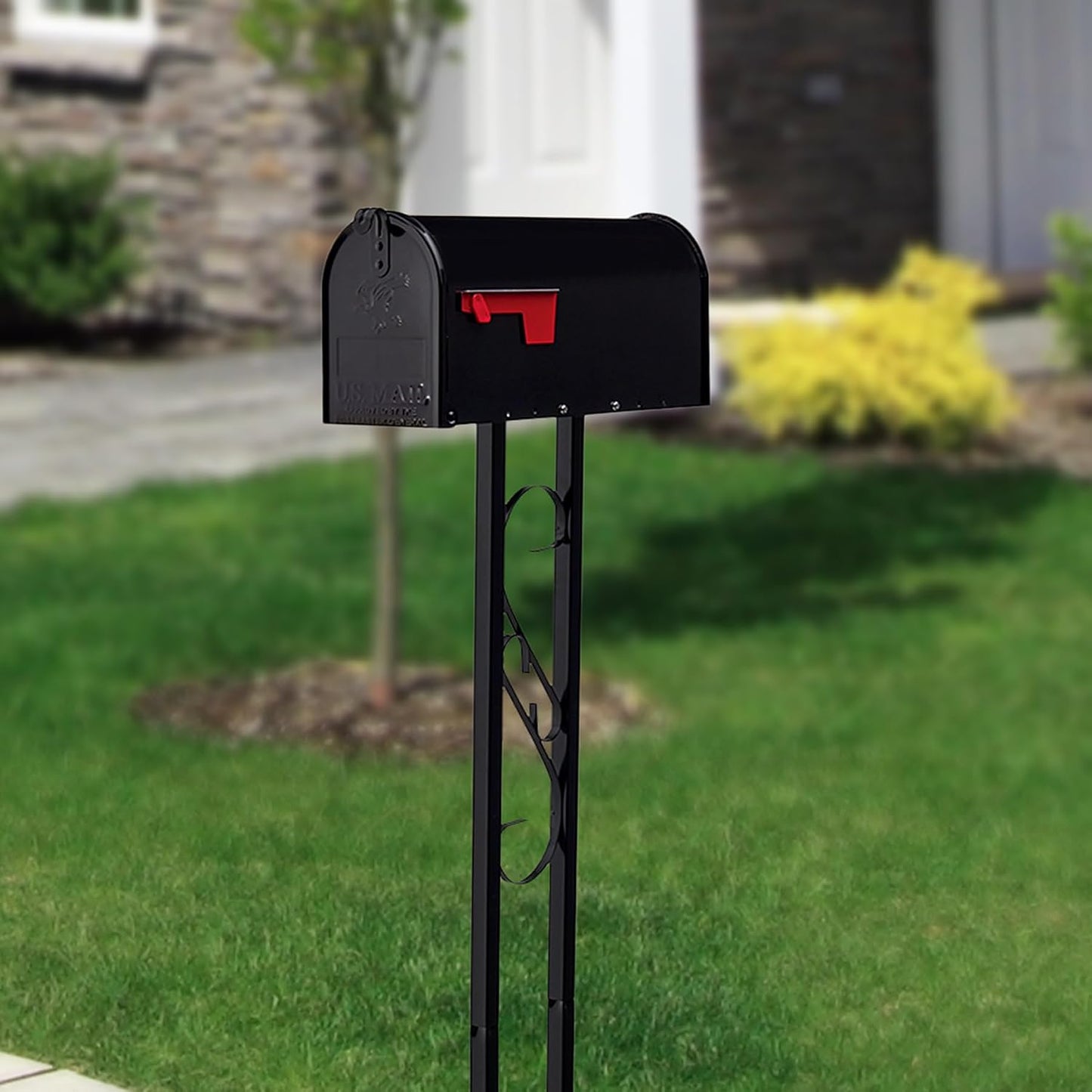 (New) Architectural Mailboxes Mailbox to Go Mailbox with Post