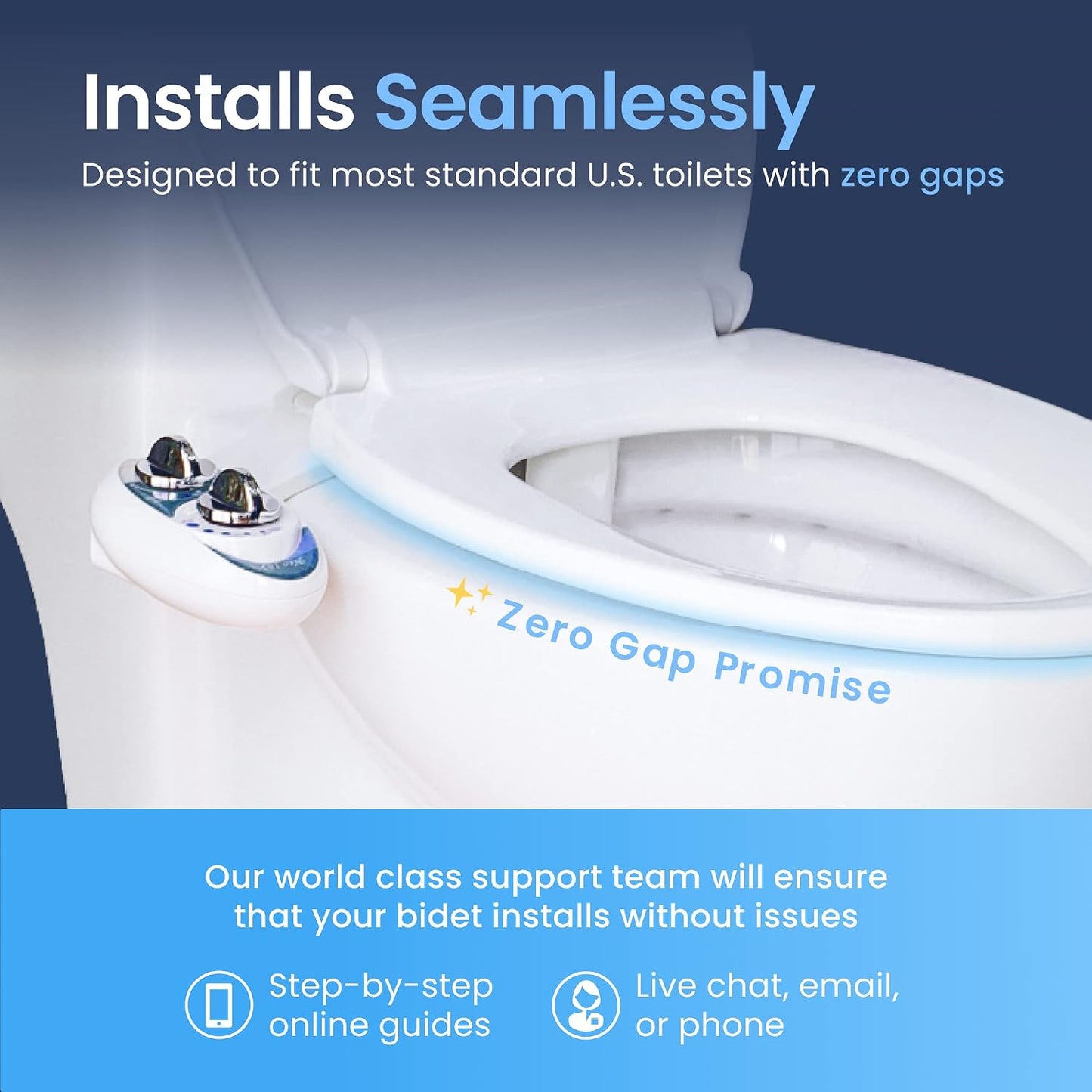(New) LUXE Bidet NEO 185 - Bidet Attachment for Toilet Seat