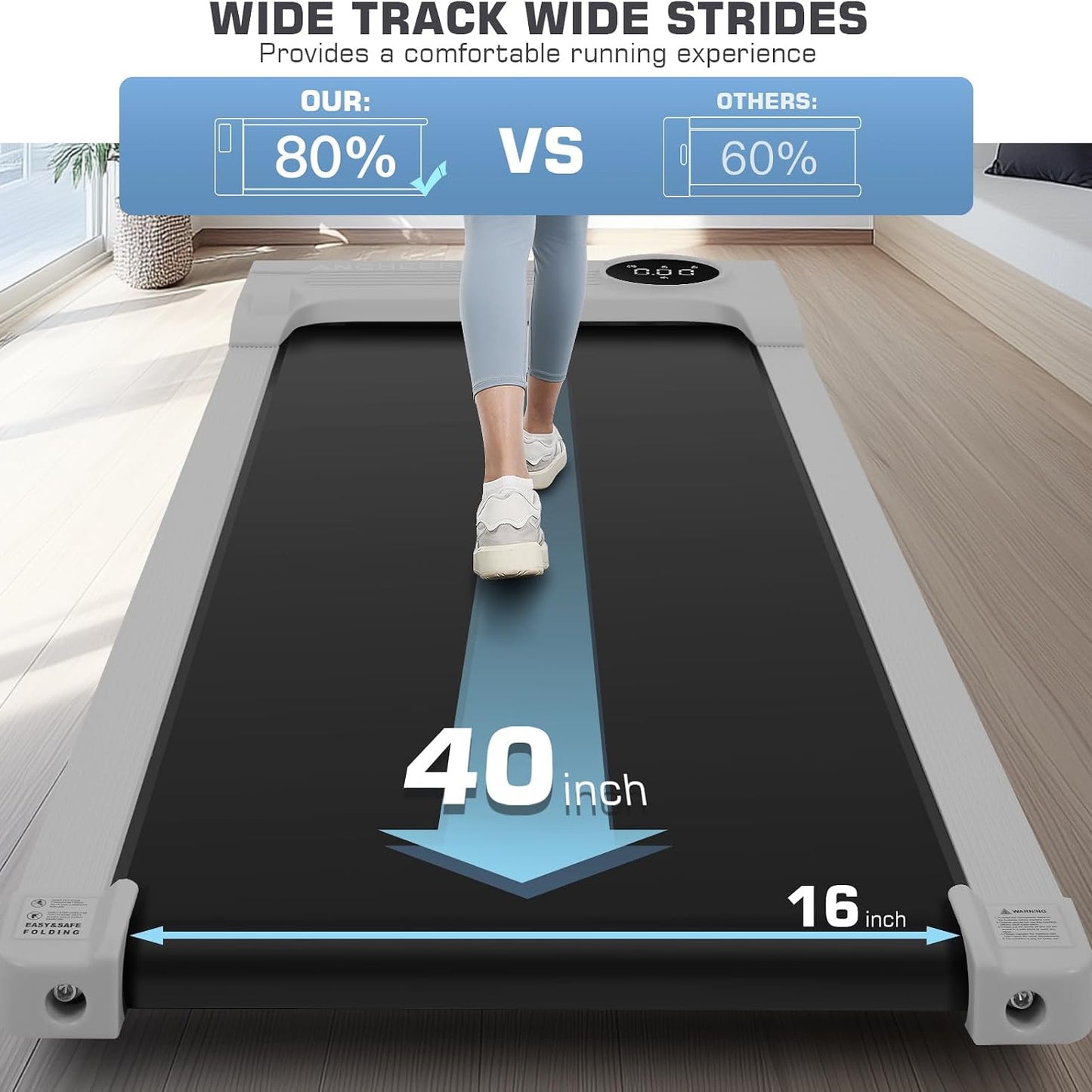 (New) ANCHEER Walking Pad 3.0HP Under Desk Treadmill