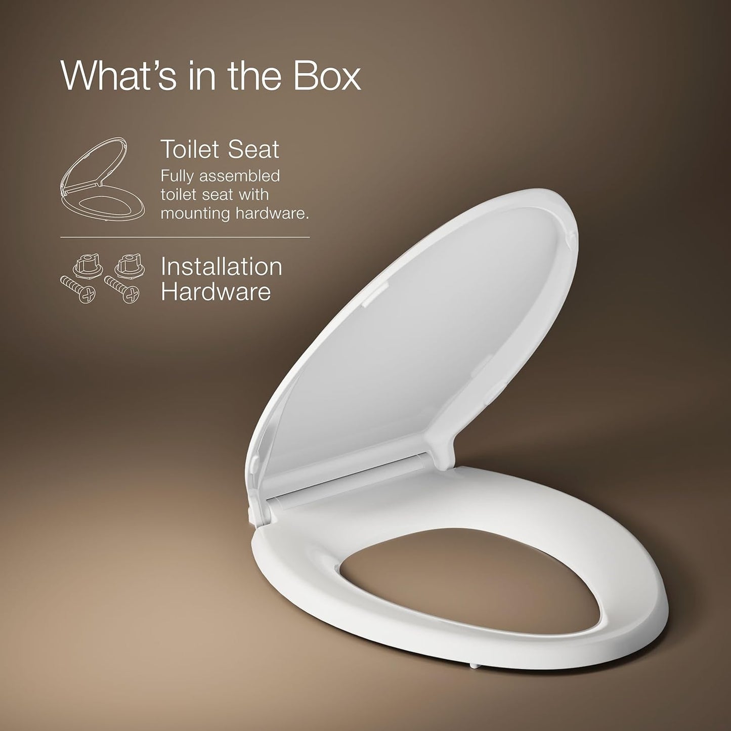 KOHLER Layne Antimicrobial Toilet Seats