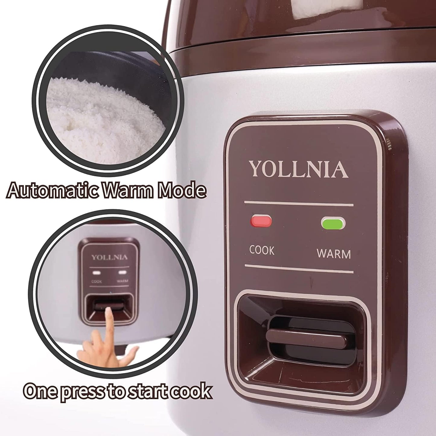 (New) YOLLNIA Commercial Rice Cooker
