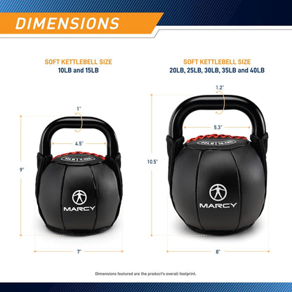 (New) Marcy Soft Kettlebell - 25lb