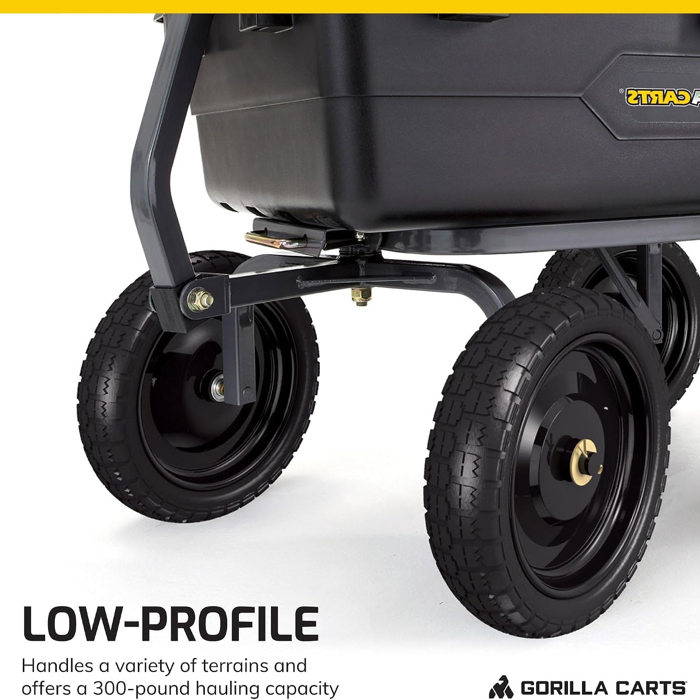 Gorilla Carts 10-Inch No-Flat Replacement Wheels