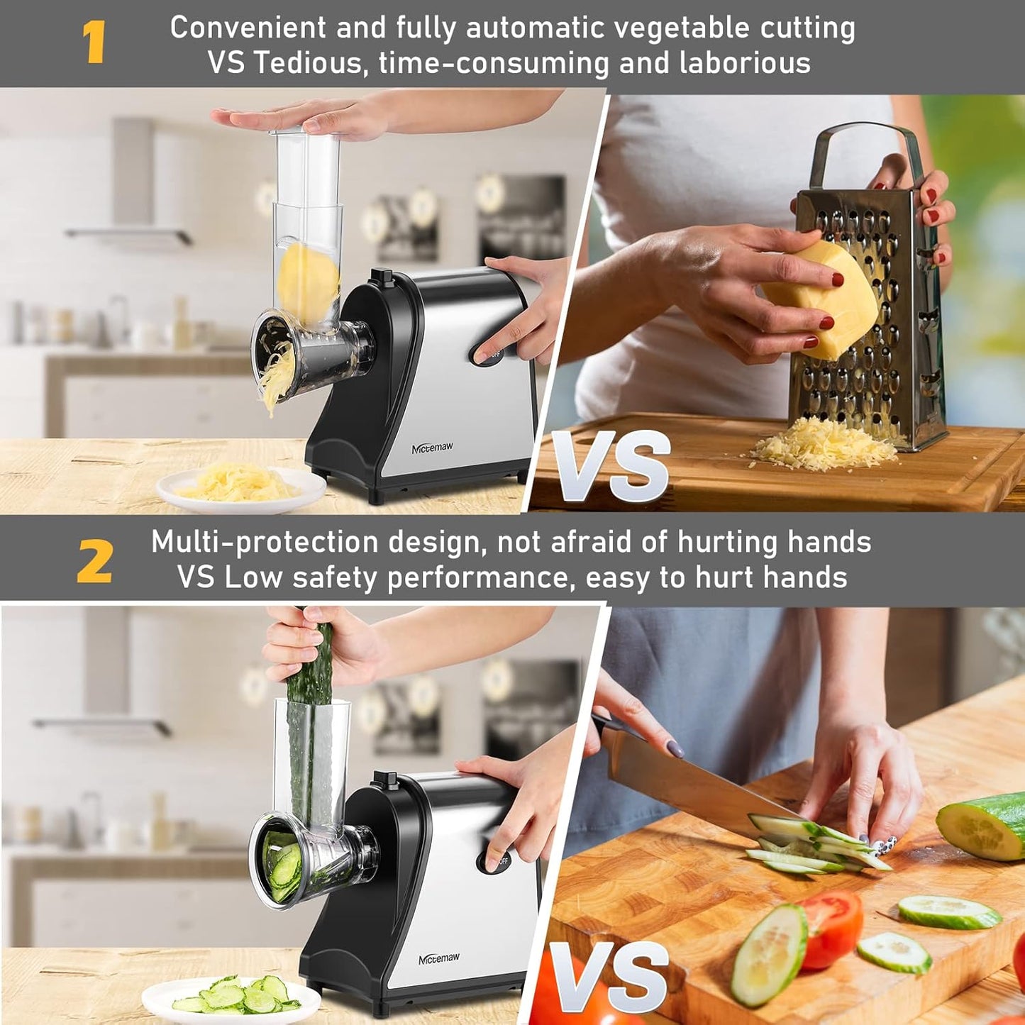 Nictemaw Vegetable Salad Grinder