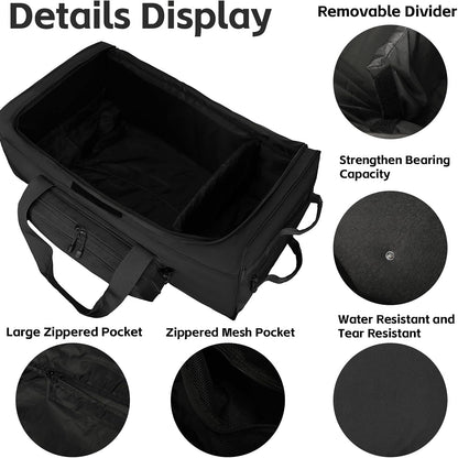 (New) Goloni Wheel Rolling Duffle Bag