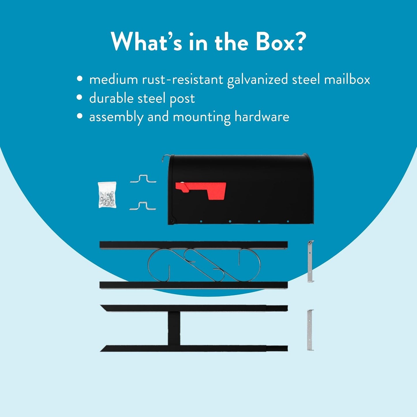 (New) Architectural Mailboxes Mailbox to Go Mailbox with Post