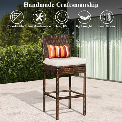 (New) Sundale Outdoor Wicker Bar Stool