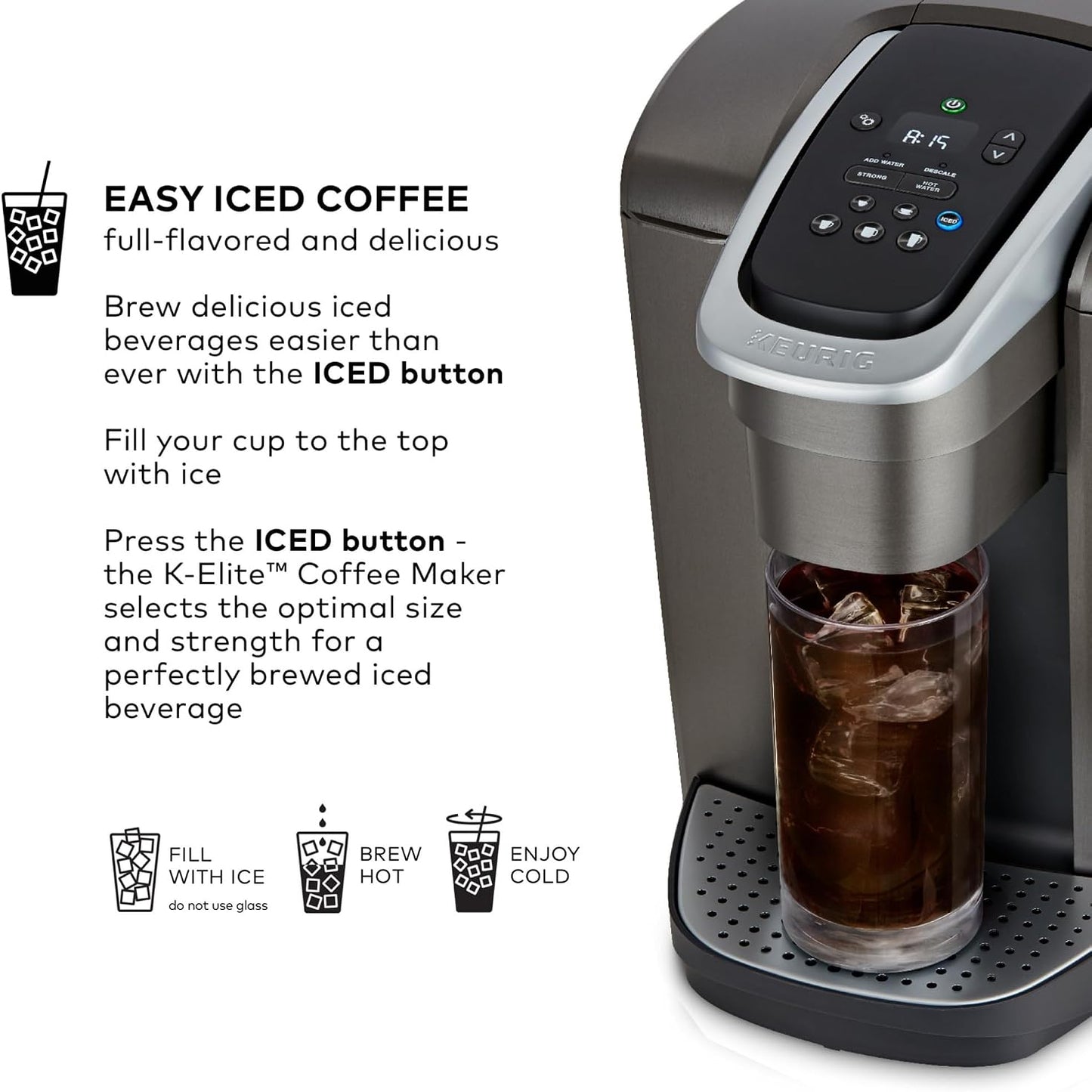 (New) Keurig K-Elite Single Serve K-Cup Pod Coffee Maker