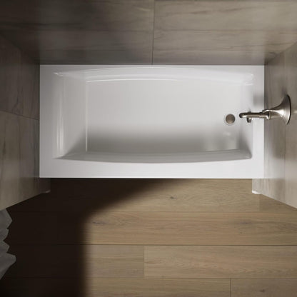 (New) K-26109-RA Entity 5 Ft. Alcove Bathtub
