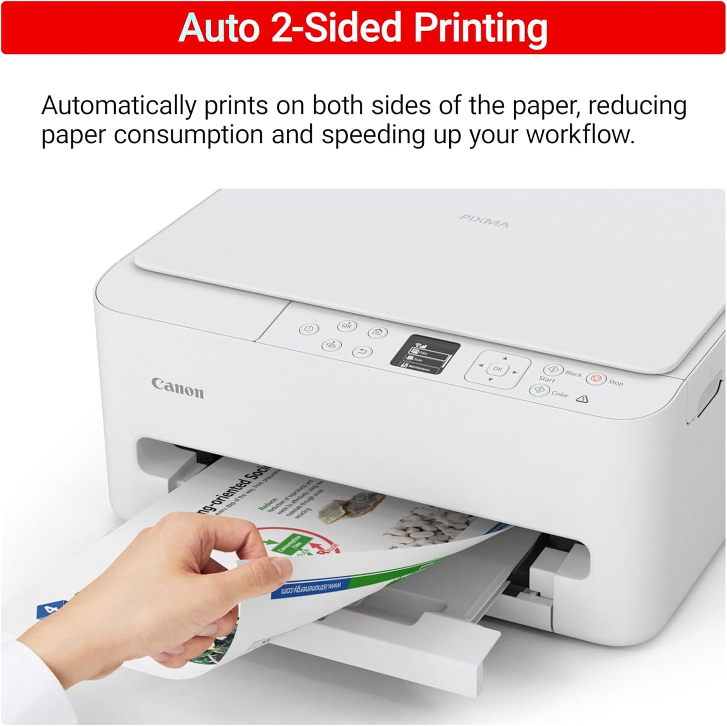 Canon PIXMA TS6520 Wireless Color Inkjet Printer Duplex Printing