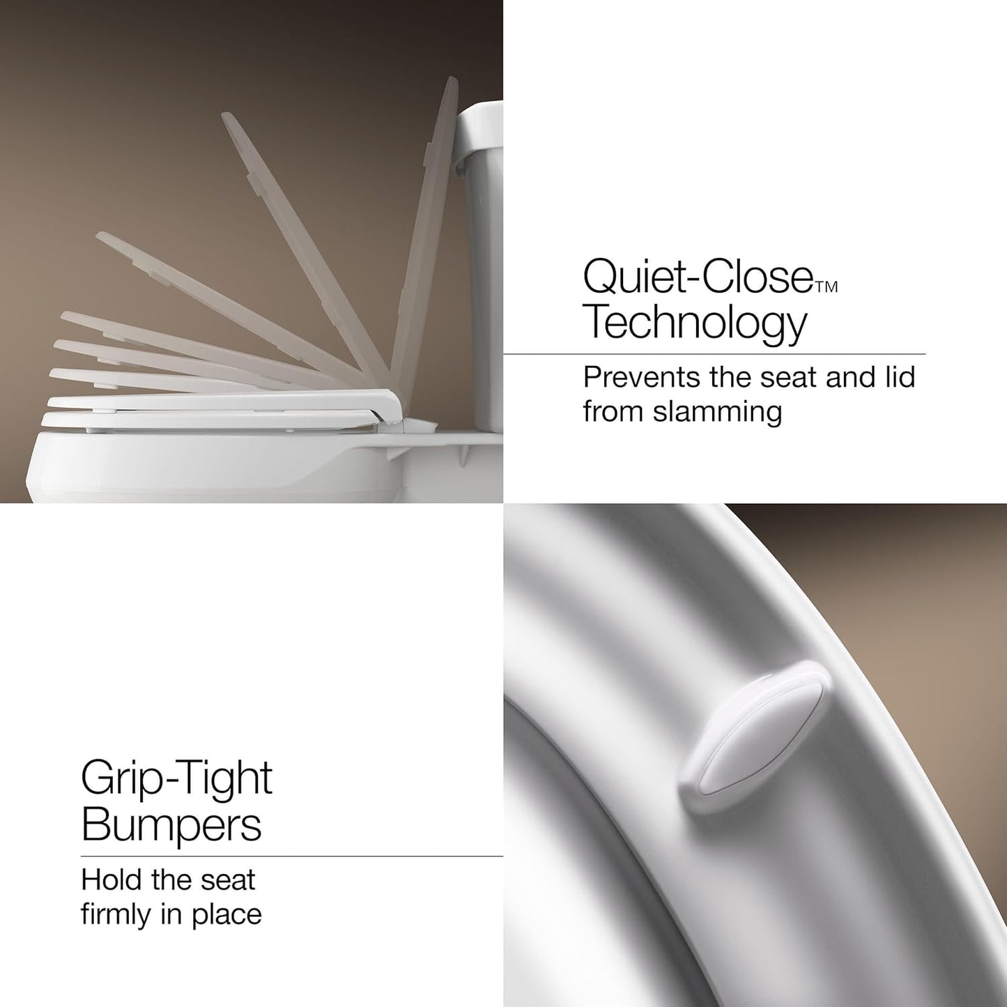 KOHLER Layne Antimicrobial Toilet Seats