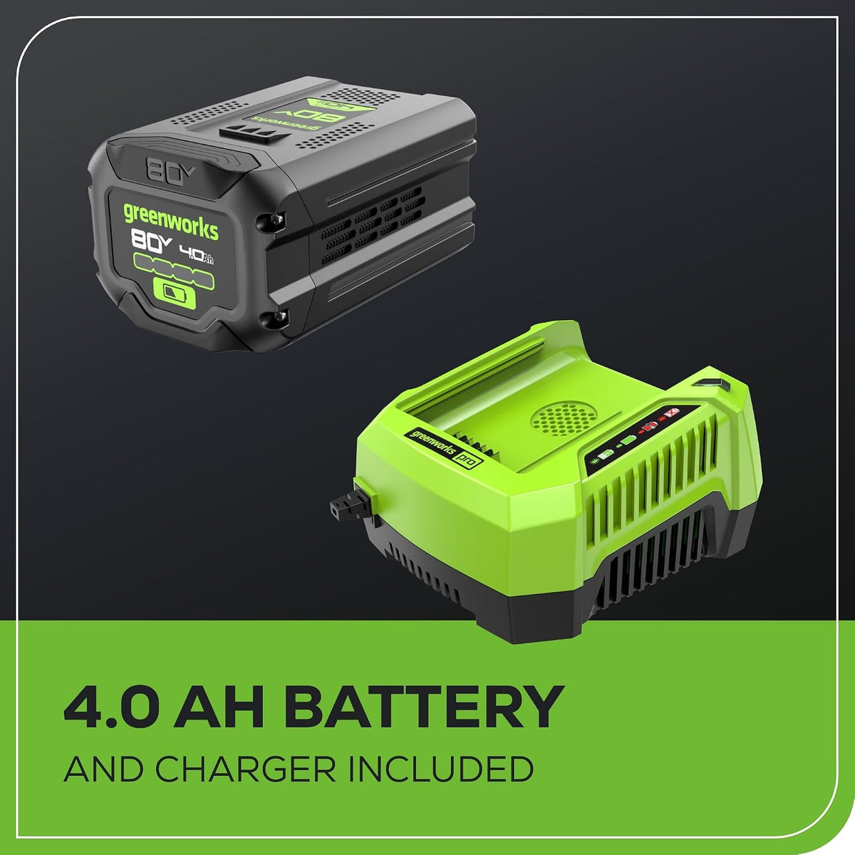 (New) Greenworks 80V 25in Self-Propelled Lawn Mower