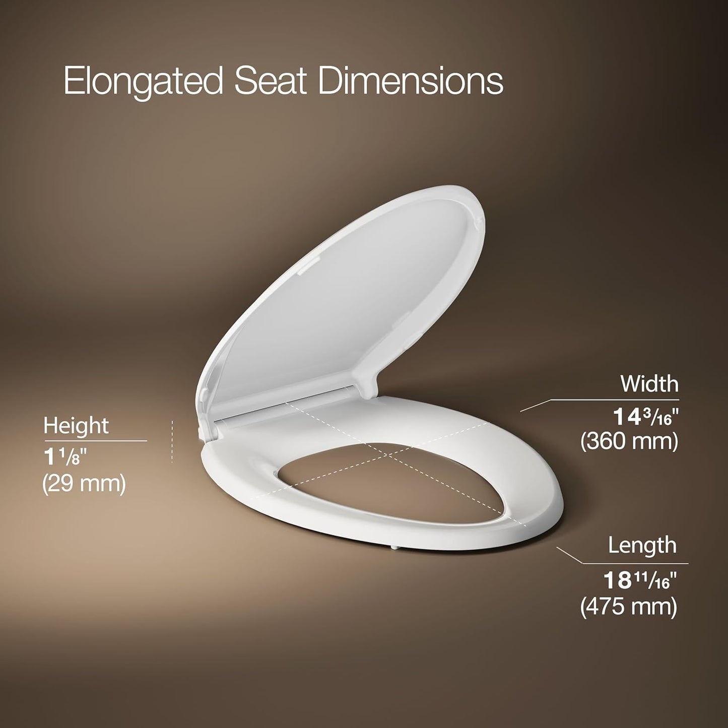 KOHLER Layne Antimicrobial Toilet Seats