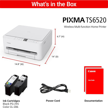 Canon PIXMA TS6520 Wireless Color Inkjet Printer Duplex Printing