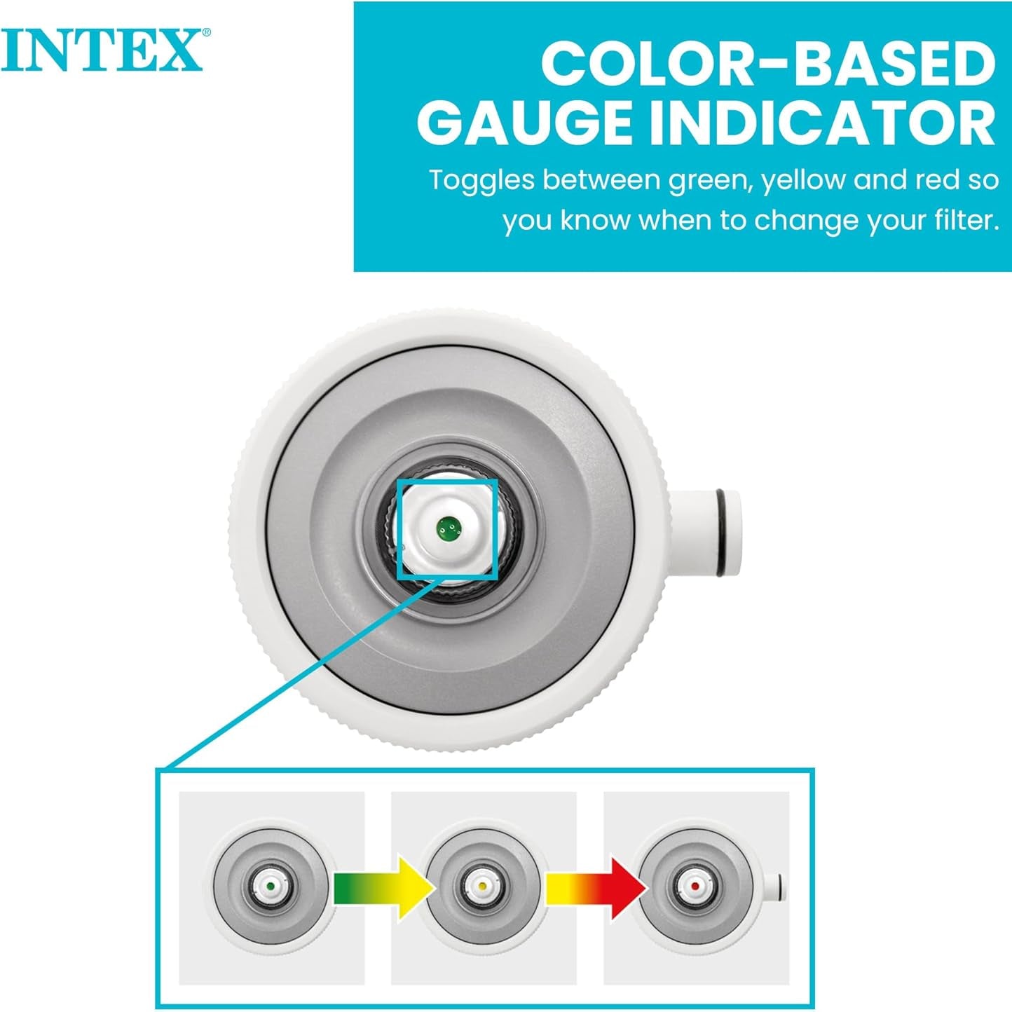INTEX C1000 Cartridge Filter Pump for AGP: 1000 GPH Pump Flow Rate
