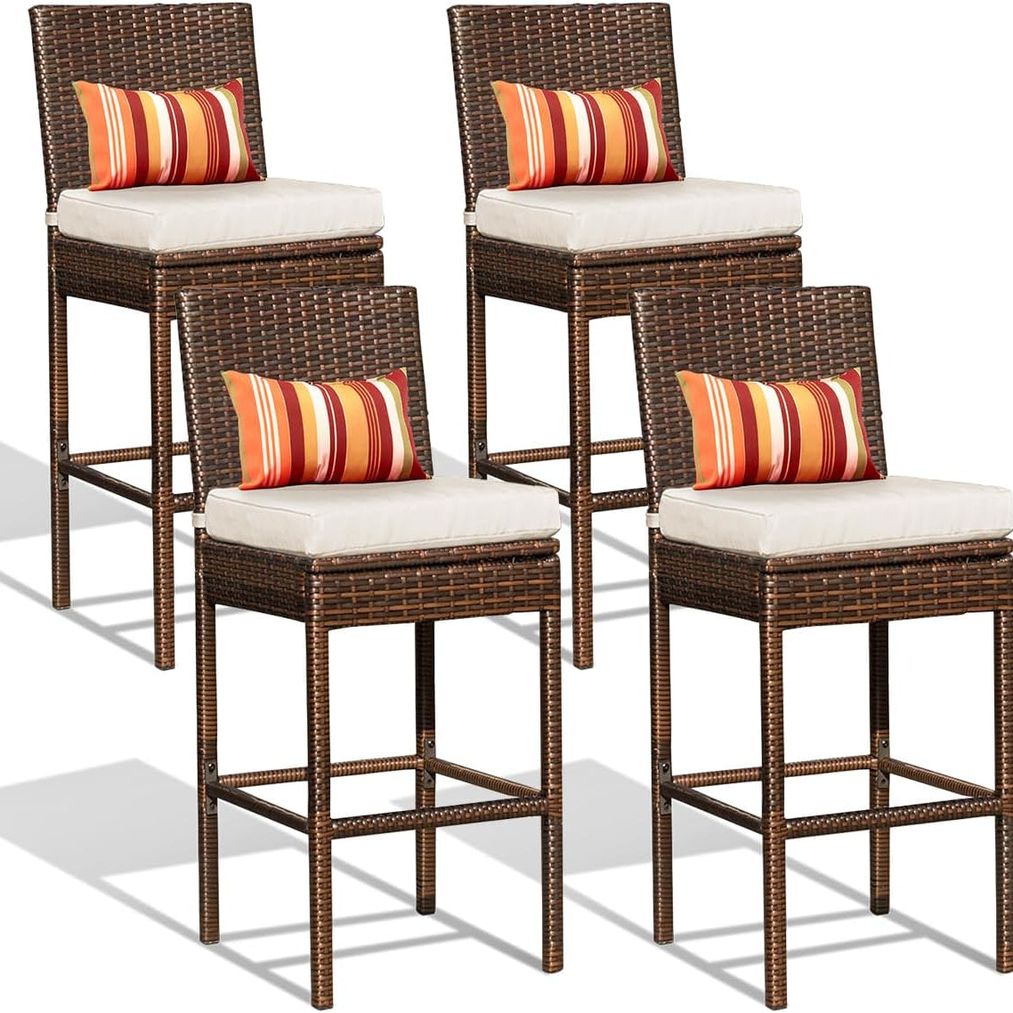 (New) Sundale Outdoor Wicker Bar Stool