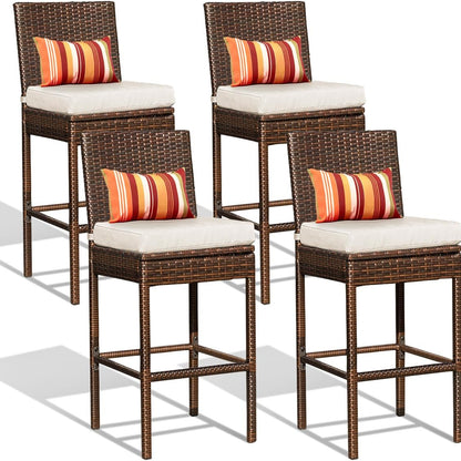 (New) Sundale Outdoor Wicker Bar Stool