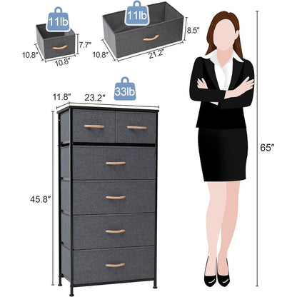 Vertical Storage Tower for Dresser