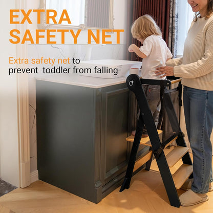 (New) COSYLAND Foldable Toddler Standing Tower