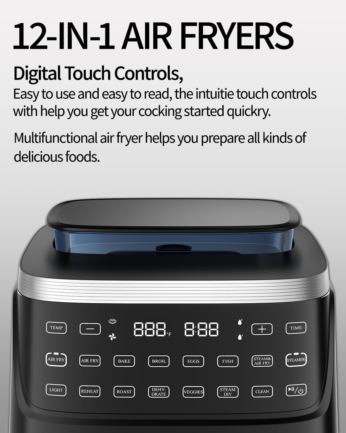 (New in Box) Edenpeer Air Fryer, 7.5 QT