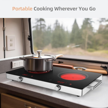 (New) Double Burner Ceramic Cooktop