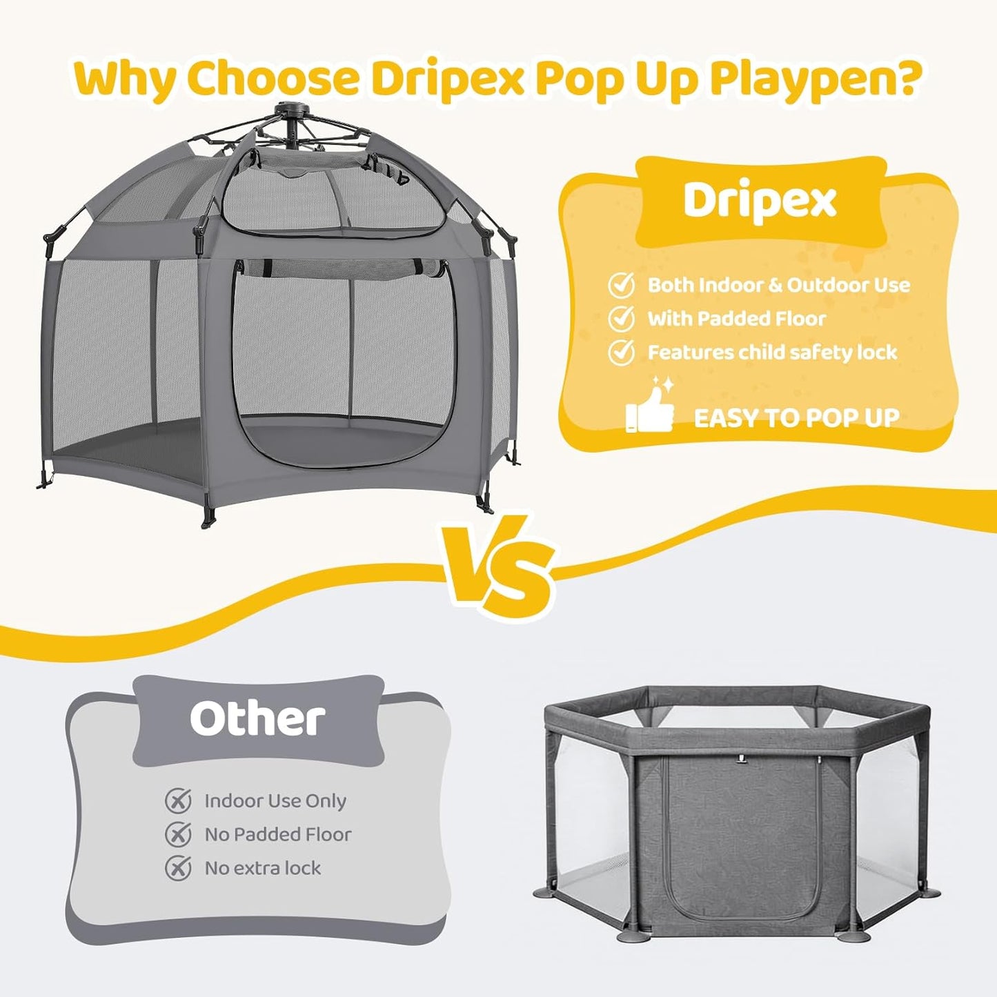 (New) Dripex Pop Up Playpen