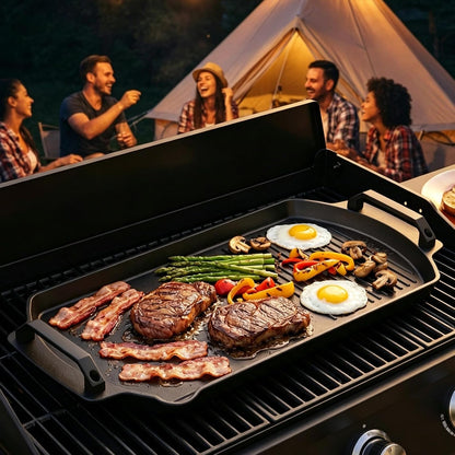 (New) Cast Iron Double Burner Griddle