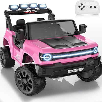 (New) Hikole 24V Kids 2-Seater Ride on Truck w/ Remote