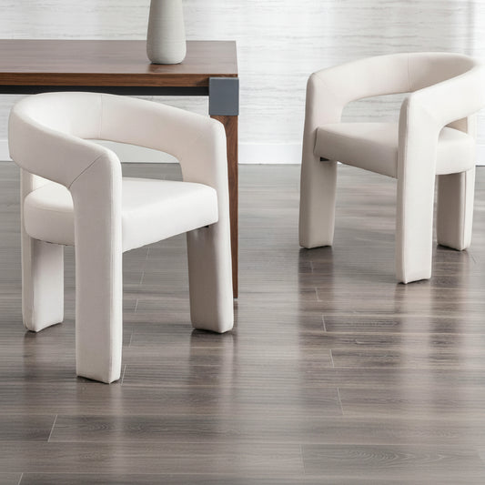 VESCASA Linen Barrel Chair