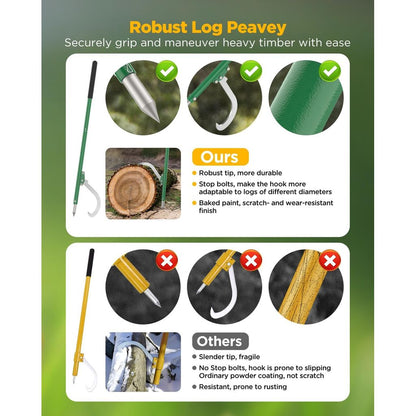 (New) Steel Cant Hook Logging Tool