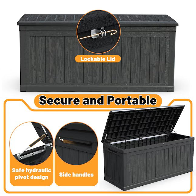 (New) Dexmalle 260 Gallon XXL Large Outdoor Storage